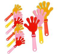 GLEAVI 20pezzi Battimani Plastica per Feste Colorati e Rumorosi Oggetti per Ragazzo e Adulti Battimani per e Divertimento
