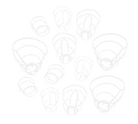 GLEAVI 20pezzi Rete Per Asta Porta Sacca Portatile in Plastica Di Coperchi Per Bottiglie Di Soluzione Fisiologica Accessorio Per Supporto Infusione Supporto Per Flacone Per Infusione Sosp