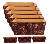 GLEAVI 25 Pezzi Mini Teglie per in Antiolio 8X7.5X3Cm Stampo per Dolci per Pasticcerie e Feste Materiale