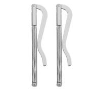 GLEAVI 2pezzi Fermasoldi in Metallo Zincato Resistente e Durevole per Conservare Soldi e Piccoli Oggetti per Portafogli e Fascicoli Leggero e Portatile