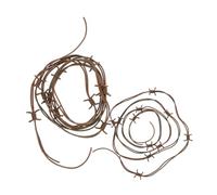 GLEAVI 2pezzi Filo Spinato di Plastica Supporto in Filo Spinato Decorazione Occidentale Centrotavola Western in Finto di Plastica per