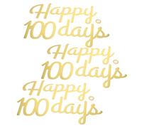 GLEAVI 3 Pezzi Festone Decorativo per Shower Bandierina Happy Days Decorazione Appesa per Feste e Anniversari Facile da Appendere e Riutilizzabile per Interni Ed Esterni