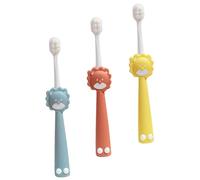 GLEAVI 3 Pz Spazzolino Da Denti Per Bambini Wanmao Spazzolini a Setole Morbide Spazzolini Da Denti Per Bambini a Forma Di u Spazzolini Da Viaggio Così Morbido Pp Viaggiare Maneggiare