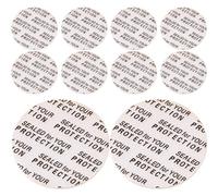 GLEAVI 300 Pezzi Guarnizioni Di Sicurezza Adesive Per Bottiglie a Pressione, Sigilli Per Barattoli e Lattine Da 26 Mm, Guarnizioni Autoadesive Per Conservazione Prolungata