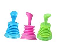 GLEAVI 3Pezzi Dredder Fognario per Pulizia Scarichi Ventose per Sturare Tubazioni e Lavandini Facile Utilizzo e Resistente all Usura