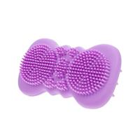 GLEAVI 3pezzi Spazzola Da Bagno Silicone Con Design Due Facce Massaggio e Esfoliazione Utensile Pratico Per Doccia e Della Per La Pulizia Del Corpo e Del Capelluto