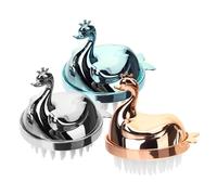 GLEAVI 3pezzi Spazzola Massaggiante Per Capelluto Da Gamer e Brillante Spazzola Per Shampoo e Massaggio Per Ragazzo Ragazza Pulizia Profonda e Comfort Durante Lavaggio