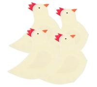 GLEAVI 4 Pezzi protettori delle uova per pasqua gallina riutilizzabile piccolo easter egg Porta di uova decorazione di sacchetti per uova decorazione porta uova stoffa