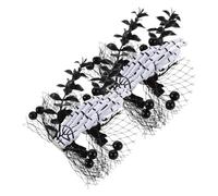 GLEAVI 4 Pezzi Skull Zombie Punk Hair Clips Thick Plastic Skeleton Hand Barrettes Halloween Party Accessories For Women