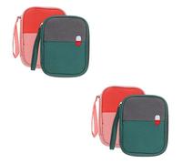 GLEAVI 4pezzi Borse Porta Medicine Da Viaggio Kit Pronto Soccorso Portatile e Sacchetti Per Farmaci Compatti Per Escursioni e Attività All Aperto