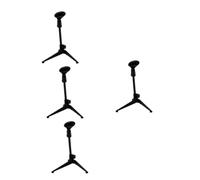 GLEAVI 4pezzi Supporto Microfono Da Tavolo Tripod Con Clip Stand Per Canto Live e Podcasting Compatibile Con Microfoni Wireless e Cablaggi Design Stabile e Leggero Per Uso Pratico e