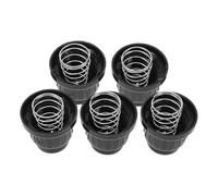 GLEAVI 5 Pezzi Cappuccio di Accensione in Plastica per Stufa e Braciere, Manopola di Controllo a Pulsante Resistente per Griglia, Accessorio Compatto per Accendi Fuoco da Esterno