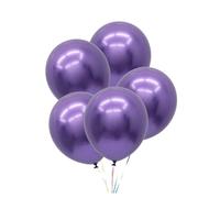 GLEAVI 5 pezzi Palloncini in Lattice Metallizzati Decorazioni per Feste Compleanni e Matrimoni Sicuri e Adatti per Interni ed Esterni