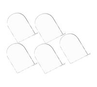 GLEAVI 5 Set Segnaposto in Acrilico Trasparente da Cartellini per Matrimoni Feste con Supporti per Tavola per Decorare Identificare Ospiti