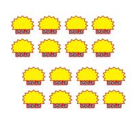 GLEAVI 50 Pezzi Etichette Prezzi Pubblicitari Adesive in Carta Resistente per Negozi al Dettaglio, Cartelli di Prezzo Mercato per Promozioni e Saldi, Strumenti Comunicazione Visiva