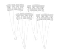 GLEAVI 50pezzi Stoppini di Ricambio in Cotone Permpade Olio Stoppini per Torcia Tiki di per Fabbricazione di Candele con Sostegni e Dispositivo di Centraggio