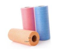 GLEAVI 50pezzi Strofinacci Non Assorbenti Blu Per Pulizie e Asciugatura Utensili Piatti e Sicuri e Lavabili Colori Disponibili