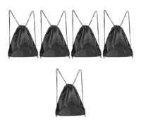 GLEAVI 5pezzi Borsa Per Casco Da Con Chiusura Fune Leggera e Portatile Per Ciclisti e Viaggi Spazio Ampio Per Oggetti Aggiuntivi Materiale Resistente