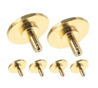 GLEAVI 6 Pezzi Tappi in Rame per Lancette Secondi Orologio da Parete al Quarzo Accessori di Ricambio per Riparazione Orologi Domestici Cappucci Piccoli per Movimenti Orologio