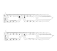 GLEAVI 6pezzi Righello Pupillare Per Misurazione Distanza Pupillare Strumento Accurato Per Ottici e Misurazione Occhi Facile Da Usare Design Versatile Per Comfort Visivo e Salute Oculare