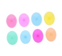 GLEAVI 8pezzi Spazzole Silicone Esfoliante Per Per Doccia e Shampoo e Massaggiatore Per e Scalp Colori