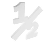 GLEAVI Accessori Per Foto Di Mezzo Anno Accessori Per Foto Di Spettacoli Per Accessori Per Numeri Ornamenti Fai Da Te Decorazioni Per La Tavola Delle Feste Cartello In Legno Di