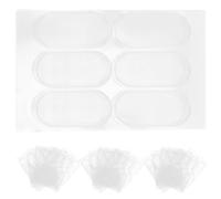 GLEAVI Adesivi Auricolari in Silicone Trasparente 60 Pezzi Correttore Auricolare Verticale Resistente al Sudore per Correzione Estetica Orecchie Sporgenti Nastro Cosmetico Auricolare