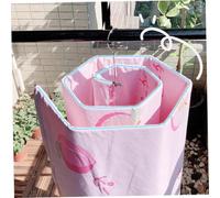 GLEAVI Appendiabiti a Spirale in Acciaio Resistente per Trapunte e Lenzuola Stendibiancheria Resistente al Sole Bordi Arrotondati Stendino Multifunzione per Coperte e Copriletti