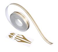 GLEAVI Auto adesivi per il corpo auto nastro gessato impermeabile decalcomania automobile nastro gessato dorato d'oro Vita lato a strisce decalcomanie e Golden