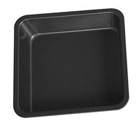 GLEAVI Baking Vassoio Antiaderente a Forma di pirofila Quadrata Alluminio Cottura in Acciaio Piccolo tortiere antiaderenti tortiera Antiaderente Acciaio Carbonio Nero
