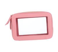 GLEAVI Borsa Cosmetica Trasparente con Cerniera e Organizer per Trucco per Viaggi e Attività All Aperto per Bagno e Soggiorni Brevi