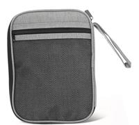 GLEAVI Borsa Portaorologi Portatile in Poliestere Grigio Organizer per Cinturini Grande Resistente a Graffi e Pieghe Custodia da Viaggio per Accessori Orologio Maniglia