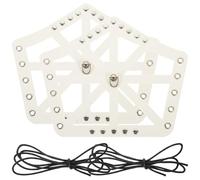 GLEAVI Braccialetti da Polso in Pelle Punk 2 Pezzi Protezioni per le Braccia Cosplay Vintage Bianche Accessori Punk per Costumi Gotici e Rievocazioni Storiche