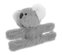 GLEAVI Braccialetto Di Peluche Termoforo Peluche Animale Di Pezza Dell'orso Appesantito Amici Di Palma Nido Di Peluche Stumpie Divertenti Coperture Per Mazze Da Golf Cotone Pp Grigio
