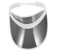 GLEAVI Cappello da Sole Donna Visiera Larga in Plastica Nera, Ventilazione Ottimale per Sport All'aperto e attività Estive al Parco