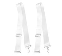 GLEAVI Cinghia Centrale per Rete da Tennis in Nylon Regolabile a Sgancio Rapido Set da 2 Pezzi per Club e Allenamento Supporto Stabile e Portatile per Tornei e Uso Sportivo All’Aperto