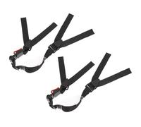 GLEAVI Cinghie per Mento per Elmetto di Sicurezza Rosse Set da 2 Pezzi Regolabili Resistente Cinturini Sottogola per Caschi Rigidi in Cantiere e Manutenzione