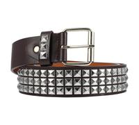 GLEAVI Cintura Donna in Pu Borchie Quadrate Stile Punk, Elegante e Leggera, Resistente allo Sbiadimento, la Vita Quotidiana e Feste