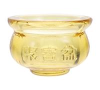 GLEAVI Ciotola Decorativa d'Oro in per Micro- Cornucopia per Feng Shui Decorazione e Ufficio Ciotola della per Bonsai e Auto