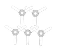 GLEAVI Clip a Molla per Portalampada in Metallo, 5 Pezzi, Supporti Regolabili per Paralume, Accessori per Illuminazione da Incasso, Fissaggio Stabile per Apparecchi LED e Plafoniere