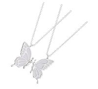 GLEAVI Collana Farfalla Per Donna Collana Amicizia Tra Amici Regalo Creativo Per