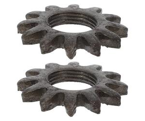 GLEAVI Componenti per Macchina Pasta Manuale, 2 Ingranaggi a 12 Denti in Materiale Robusto, Accessori per Pasta e Uso Domestico