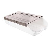 GLEAVI Contenitore Per Frigorifero Organizer in Plastica Scatola Portaoggetti Senza Base Facile Da Vedere