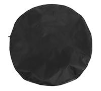 GLEAVI Copertura per Braciere Rotonda 100 Cm Oxford 210d Resistente e Antivento, Protezione per Barbecue da Esterno, Copertura Protettiva per Tavolo da Giardino Pieghevole