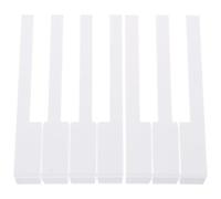 GLEAVI Copritasti per Pianoforte in Plastica Set 2 Pezzi Accessori per Riparazione Tasti Usurati Compatibili Tastiere Pianoforti Soluzione Pratica per Restaurare e Migliorare