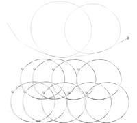 GLEAVI Corde Set da Inossidabile in Acustica Chitarra per Acciaio e 10 Resistenti e Leggere, Accessori per Chitarra Folk Installazione Rapida per Musicisti in Movimento