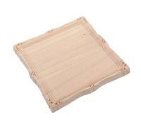 GLEAVI Cornice per Specchio in Rilievo in Stile Europeo Cornice di Legno Cornici d'Epoca Frammazione del Matrimonio Beige