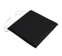 GLEAVI Cuscino Ergonomico Portatile in Memory Foam per Sgabello Quadrato Traspirante per Seduta Ufficio e Casa Supporto per Osso Sacro e Comfort Duraturo Nero