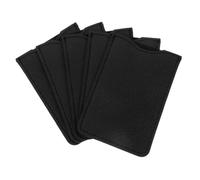 GLEAVI Custodia Morbida Per Pettine Da Viaggio in Pu Antigraffio, Set Da 5 Manicotti Per Pettini Corti, Protezione Compatta Per Strumenti Di Styling, Per Viaggi e Uso Quotidiano