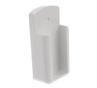 GLEAVI Custodia Per Telecomando Piccolo Supporto Da Parete Remoto Cameriere Parete Porta Telecomando Organizzatore Di Archiviazione Magnetico Bagno Titolari Plastica Bianca